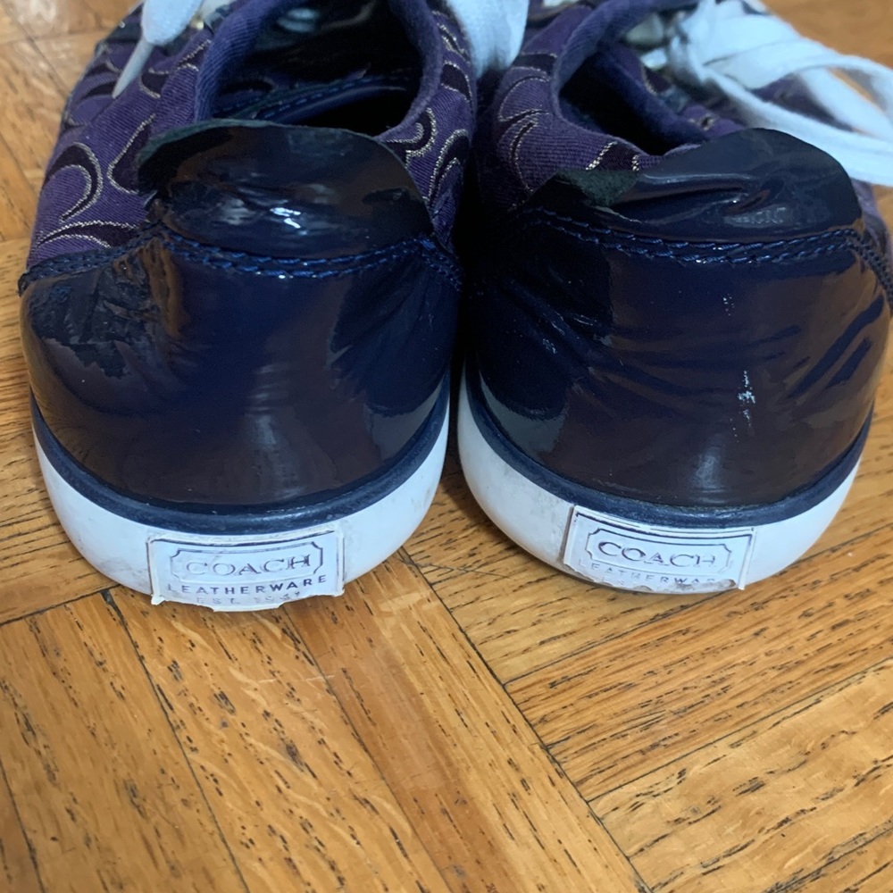 Coach Purple Sneakers - Picture 2 of 5